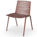 Fast Zebra spisestol Terracotta