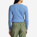 Ralph Lauren Cable Knit Wool-Cashmere Jumper - New Litchfield Blue M