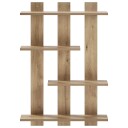 vidaXL Vegghylle Artisan eik 61 x 13,5 x 88 cm Konstruert tre