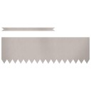 vidaXL Gjerdekant 50 pcs Brun 100 x 0.05 x 20 cm Cortenstål