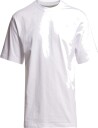 Bison Basic O Neck Tee With Small Bison Logo   WHITE   S