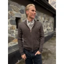 Morris Stockholm Herre Strikkevarer Brun S,