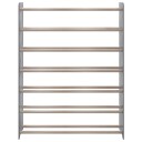 vidaXL Skohylle gr? 90x24x117 cm konstruert tre