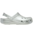 Crocs Sandaler   Classic+ Tonet Metallic Tresko K   Sølv   Crocs   28/29   Sandals Hvit