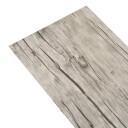 Selvklebende PVC gulvplanker 2,51 m² 2 mm vasket eik