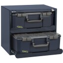 Raaco Sortimentsboks Safebox Med 2 Esker Blå 40,3x45,1x33,0cm
