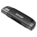 Lexar Dual Slot USB-A/C Kortleser for SD og microSD med 205MB/s