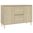 vidaXL Skjenk sonoma eik 103,5x35x70 cm sponplate