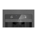 Siemens iQ500 Side-by-Side Kombiskap med Is- og Vanndispenser - 574 L - Svart Rustfritt Stål