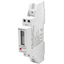 Qoltec 1 fase elektronisk energimåler DIN skinne 30A