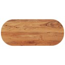  Bordplate 100x40x3,8 cm oval heltre akasie