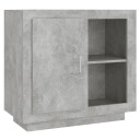 vidaXL Skjenk betonggrå 80x40x75 cm
