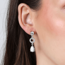 Snö Of Sweden Callie Crystal Ear Gold Clear Onesize