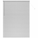  Vindu Persienne med gardiner Manual sølv Aluminium