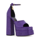 Versace Dame Sko Lilla 38 1/2 EU,