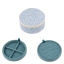 Bon Dep Jewelry Box Round MW Liberty Katie And Millie Light Blue