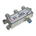 DELTACO 3-VEIS SPLITTER F-KONTAKT DC PASS