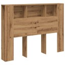  Hodegavl med hylle artisan eik 140x18,5x102,5 cm konstruert tre 8721158442208