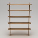 Molira Bokhylle 102x215 cm - Naturlig tre