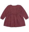 Blå Dress Ls Woven   Burgundy   62