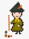 Plus Plus Mummitrollet Tube Snufkin Byggesett 270 Deler