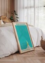 Open Water blonde Plakat / 50x70cm
