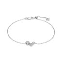 Sif Jakobs Jewellery Sardinien Tre Bracelet Sølv farge Hvit 12.5 mm