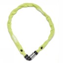 Abus kjedelås med kode web 1200 110 cm Lime grønn