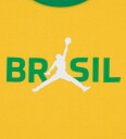Jordan T skjorte   Brasil   Retro Grafikk   Varsity Mais m. Tryk   Jordan   8 10 år 128 140   T skjorte   Gul