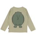 DYR Cph Genser   Dyrebrøl   Beige m. flodhest   DYR   7 år (122)   Genser Armygrønn Grønn