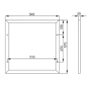Solcellepanel 55W Mono