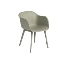 Muuto - Muuto Fiber Armchair Wood base - Lunehjem.no - Interiør på nett