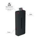 Thomson Streaming Stick 140 Av-Spiller 2 Gb Ram 8 Gb 4K Uhd 2160P 60 Fps Hdr Svart