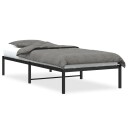 vidaXL Sengeramme svart metall 90x200 cm 8721012304512