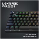 Logitech G PRO X TKL Gamingtastatur Trådløs - Nordisk - Svart - Linear