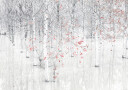 Red & white Plakat Plakat / 21x30cm