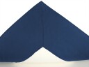 Silkelaken - konvoluttlaken 90x210x8 cm - Blå - 100% silke - Butterfly silk