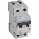 Legrand 5 stk Automatsikring TX3 C 10A 2P, 2M, 6/6kA