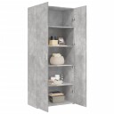  Highboard betonggrå 80x42,5x185 cm konstruert tre