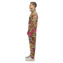 Boland Party Partners UV Street Art Grilldress Herre Kostyme Small 88645