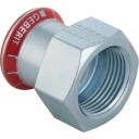 Geberit 35 x 20 mm Galvanisert Overgangsmuffe med Innvendig Gjenge for Vann
