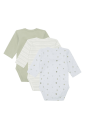 Hust And Claire Base Body 3 Pak Green Sage (74 / 9 mnd)