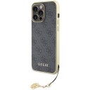 Guess Guhcp15xgf4ggr Iphone 15 Pro Max 6.7" Szary/Grey Hardcase 4G Charms Collection