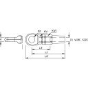 Blue Wave Øyeterminal valsefri   7 mm   12,3 mm   9 mm   4700 kg   105 mm   89 mm   50,5 mm
