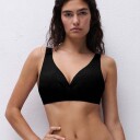 Chantelle Navarino bikinitopp uten bøyle svart Størrelse: 38 Kvinner