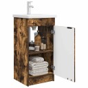  Badmøbel med vask Røkt Eik 42 x 40 x 84,5 cm Konstruert tre