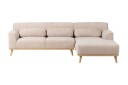 Bree Hjørnesofa 3 seter   Beige/Lyst tre