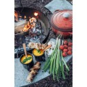 Espegard Bålgrill Fyrfat Original 60 cm i Emaljert Stål