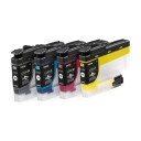 Brother 4-Pack (Black Yellow Cyan Magenta) original - ink cartridge - Blekkpatron