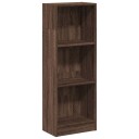 Bokhylle brun eik 40x24x109 cm konstruert tre
